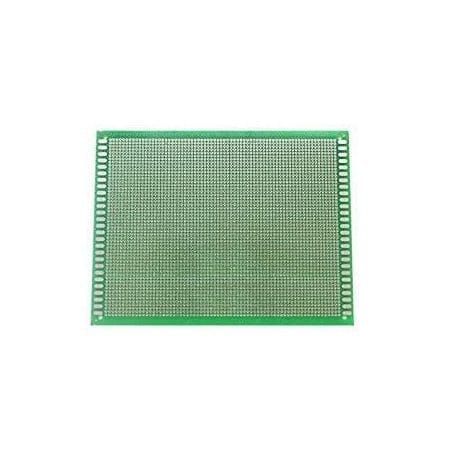 Plaque perforee 20x15 cm verte Double face