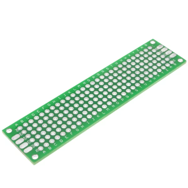 Plaque perforée 2X8 cm Verte Double Face