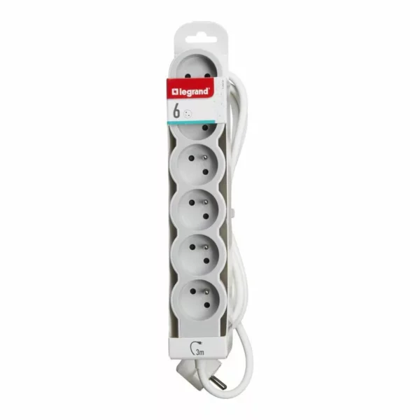 Second image of Rallonge multiprise Legrand 049480 16A 6x2P+T avec cordon 3m