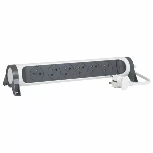 Rallonge multiprise Legrand bloc rotatif 6x2P+T Surface