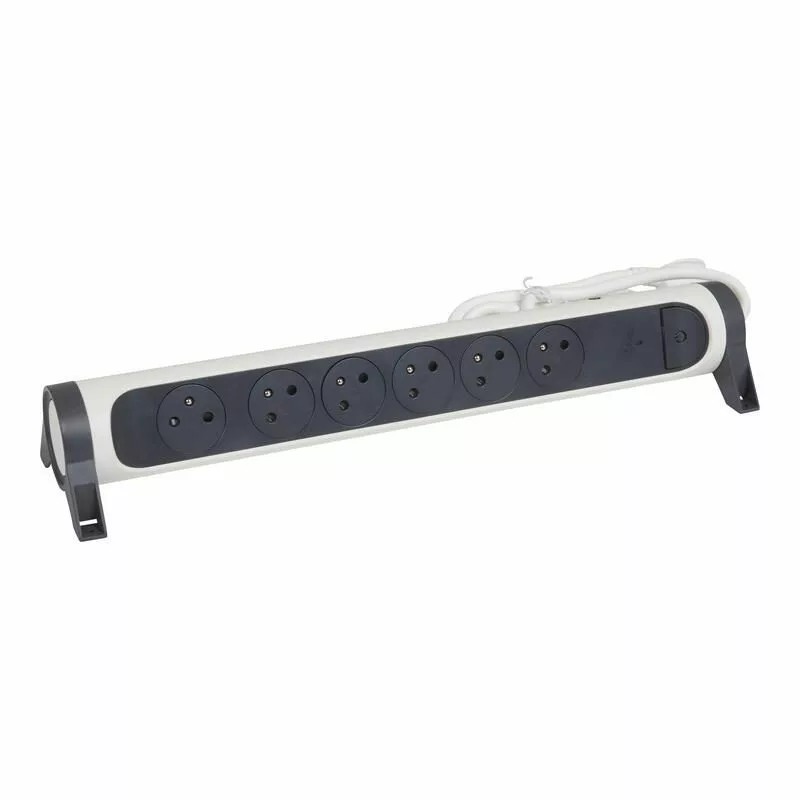 Rallonge multiprise Legrand bloc rotatif 6x2P+T Surface