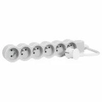 Rallonge multiprise Legrand extra-plate 16A 3680W 6x2P+T avec cordon 1