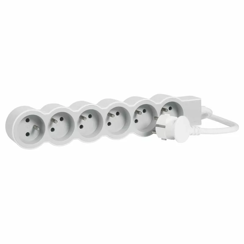 Rallonge multiprise Legrand extra-plate 16A 3680W 6x2P+T avec cordon 1