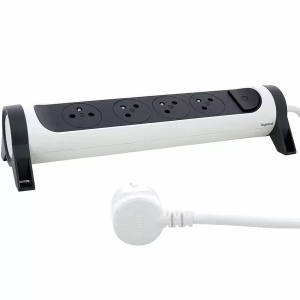 Rallonge multiprise Legrand rotatif 4x2P+T