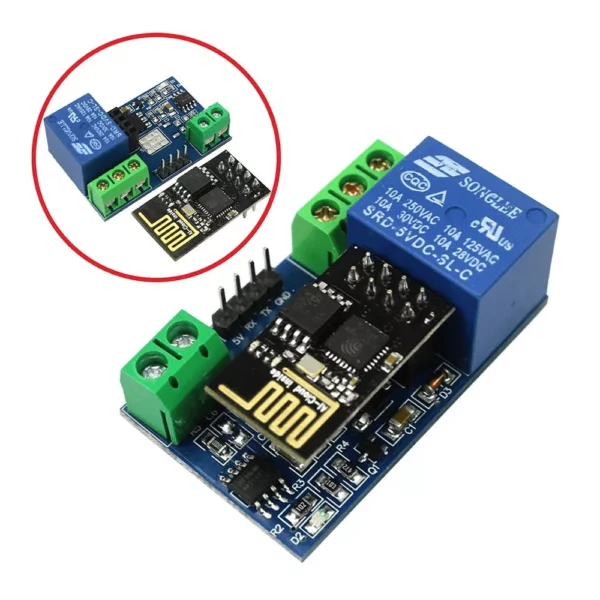 Module Relais WIFI ESP8266 Avec ESP-01 5V Pour Smart Contrôle