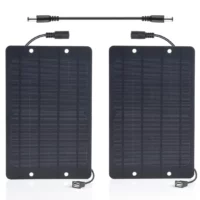Pack chargeur de 2 Panneaux solaire 6W 5V pour camping DIDACTICO TUNISIE