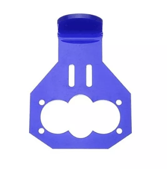Second image of Support bleu pour capteurs d'ultrasons