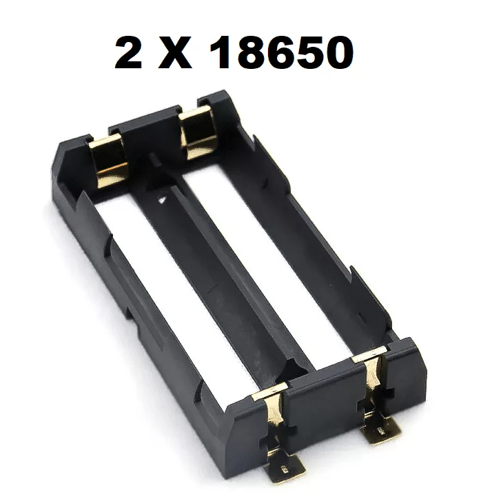 Support de batterie 2 x 18650 SMD/SMT