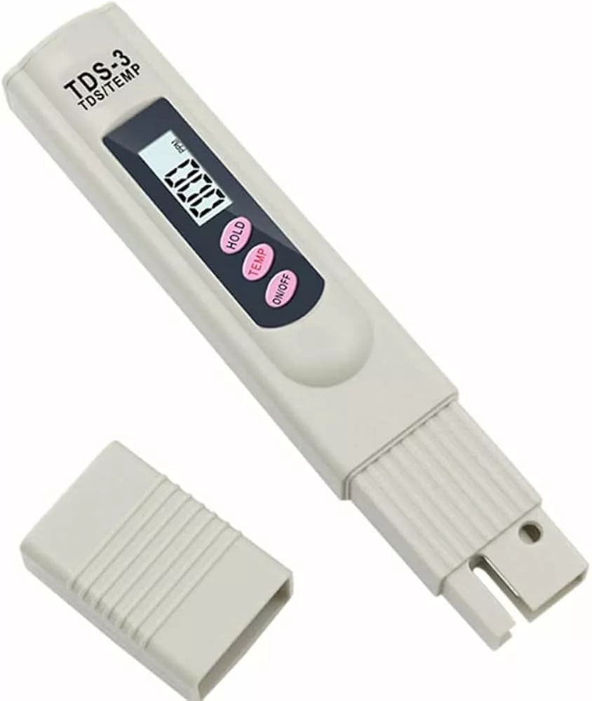 Testeur de qualité de l'eau TDS 3 0-9990 ppm sans batterie
