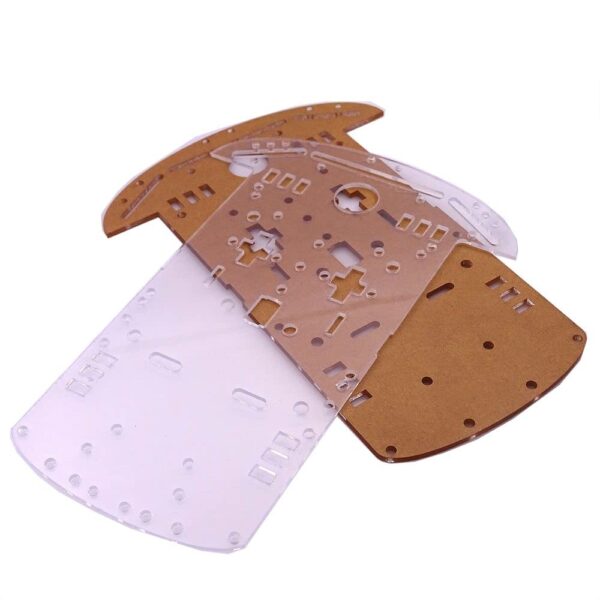 Chassis Robot à 2 roues transparent