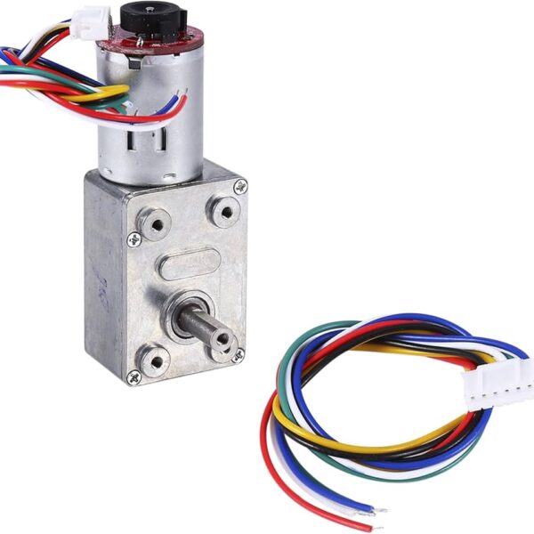 Moteur DC à Encodeur Quad à couple elevé DC 12 V 200RPM