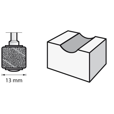 Second image of Cylindres de ponçage G120 13mm DREMEL 432