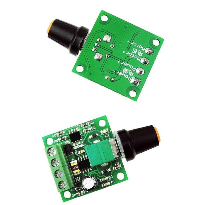 Régulateur de Vitesse PWM Moteur Basse tension 1.8V 3V 6V 12V DC 2A