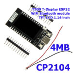 Carte de développement TTGO ESP32 WiFi - Bluetooth avec LCD 1.14 pouces 4MB CP2104
