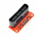 Module capteur de distance infrarouge avec connecteur noir et carte rouge