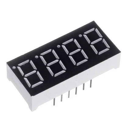 Afficheur LED 7 segments 4 chiffres avec broches