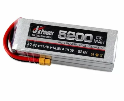Batterie LiPo 5200mAh avec connecteur XT60