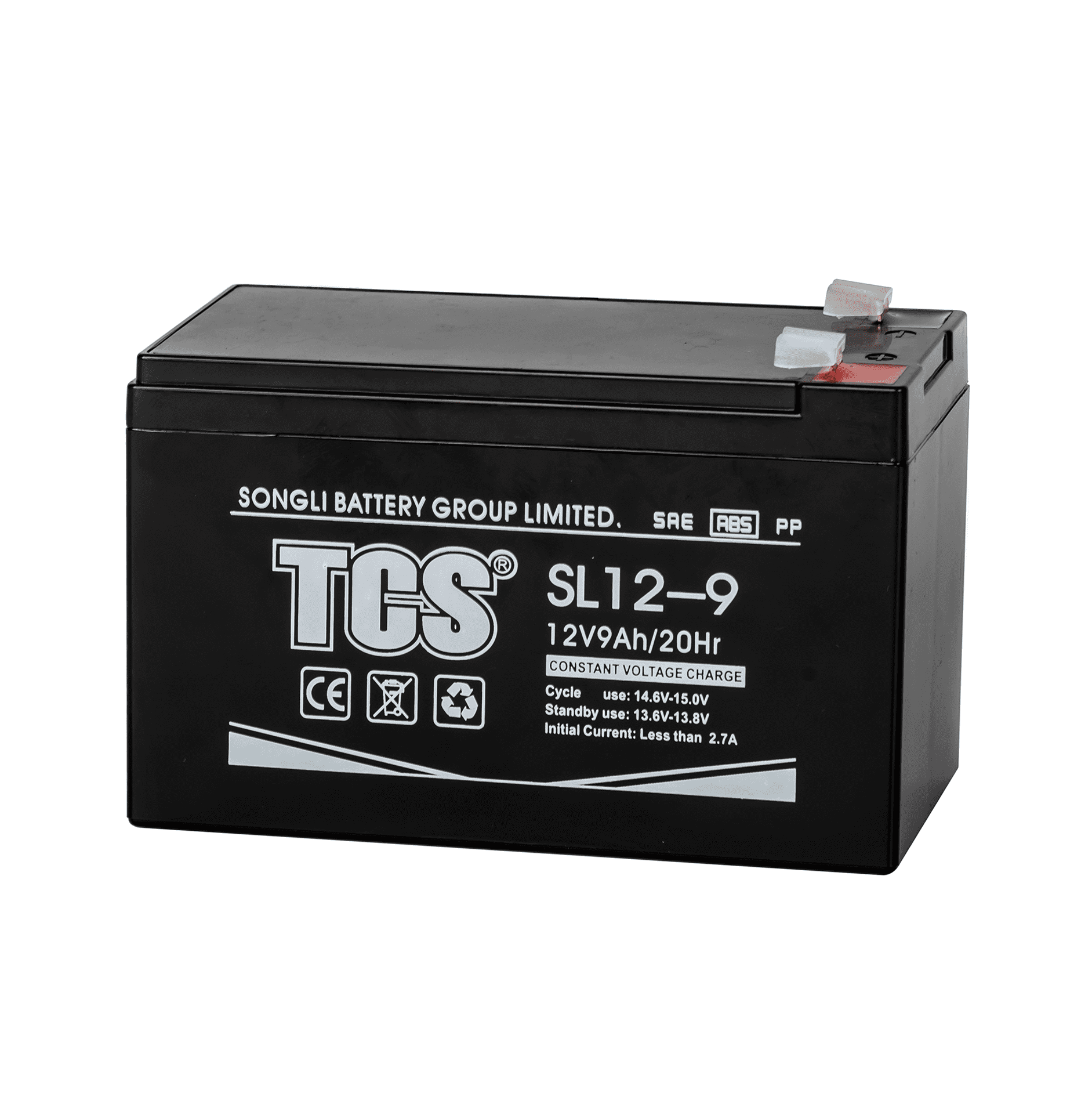 Batterie rechargeable 12V 9AH TCS 151x65x94mm batterie rechargeable 12v - Didactico Tunisie