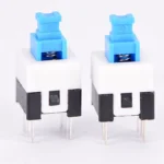interrupteur poussoir bleu - Bouton interrupteur poussoir PCB 6 PIN Bleu - Didactico Tunisie
