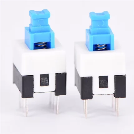 interrupteur poussoir bleu - Bouton interrupteur poussoir PCB 6 PIN Bleu - Didactico Tunisie