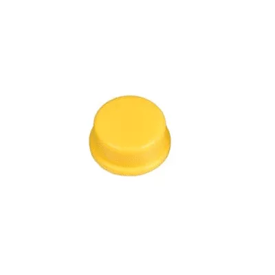 bouton jaune poussoir - bouton jaune pour bouton poussoir Noir 12x12x7mm - Didactico Tunisie