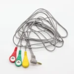 câble capteur ecg - Cable capteur 3 fils électrodes ECG/EKG/EMG - Didactico Tunisie
