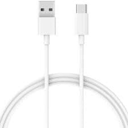 Câble blanc USB-A vers USB-C de 1 mètre