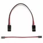 Câble de connexion servo avec connecteurs noirs 3 broches