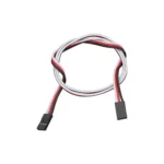 Câble de connexion 3 broches noir, rouge et blanc