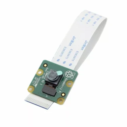 Module caméra pour Raspberry Pi avec câble ruban blanc