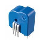 Capteur de courant bleu avec quatre broches métalliques