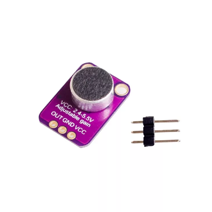Module microphone amplifié avec gain ajustable capteur son gy-max4466 - Capteur De Son GY-MAX4466 - Didactico Tunisie