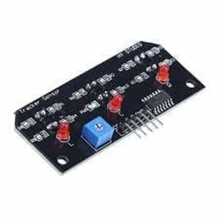 Module électronique noir avec LED rouges et connecteurs