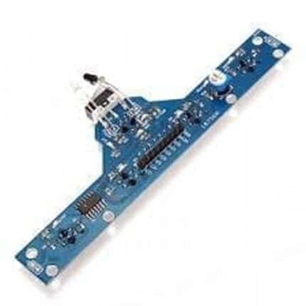 Module électronique bleu avec capteurs infrarouges