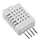 Capteur blanc avec grille et quatre broches métalliques