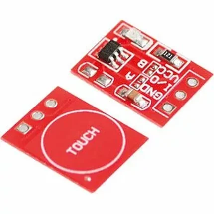 Module tactile capacitif rouge avec puce TTP223