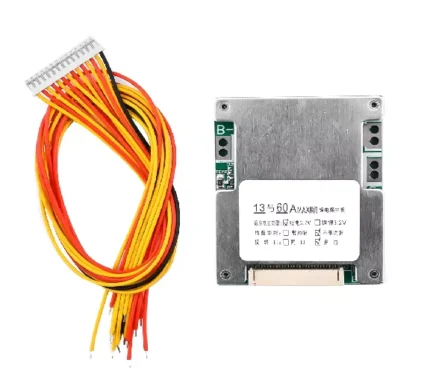 Module de gestion de batterie 13S 48V avec connecteurs et câbles
