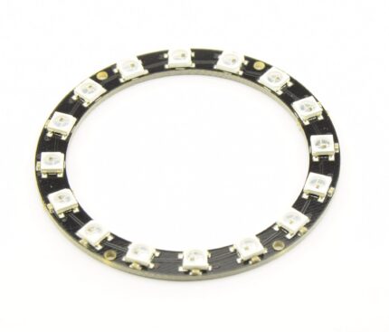 carte rond led - Carte Rond 16 x LED SMD RVB 5050 – 16 bits WS2812 - Didactico Tunisie