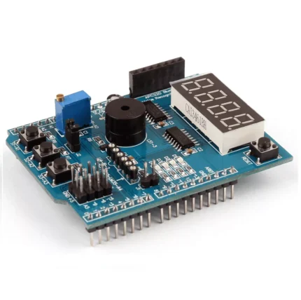 carte shield arduino - Carte shield multifonction pour arduino uno - Didactico Tunisie
