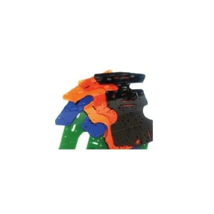 Châssis de robot en plastique de différentes couleurs empilés