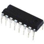 Circuit intégré noir avec 14 broches en ligne