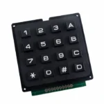 Clavier 4x4 matrix noir 16 boutons