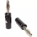 connecteur isolé fiche - Connecteur isolé Male de fiche banane 4 mm Noir - Didactico Tunisie