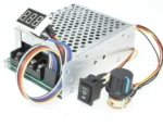 Alimentation variable avec afficheur LED, interrupteur et potentiomètre