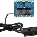 Module électronique avec écran et capteur connecté par câble