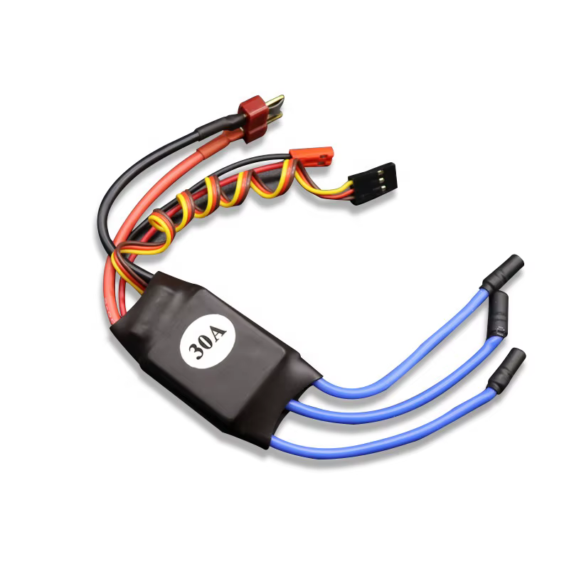 controleur-de-vitesse-esc-30a-fiche-banane-t-plug-jst controleur esc 30a - Contrôleur de vitesse ESC 30A (Fiche Banane + T plug + JST) - Didactico Tunisie