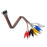 Câbles Dupont multicolores avec pinces crocodiles