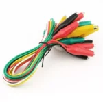 Ensemble de câbles crocodile multicolores avec pinces