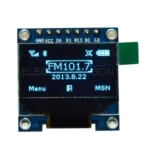 Écran OLED bleu 0.96 pouces avec interface I2C