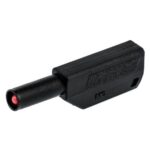 fiche banane sécurisée - Fiche Banane Sécurisé Male 4mm Noir - Didactico Tunisie